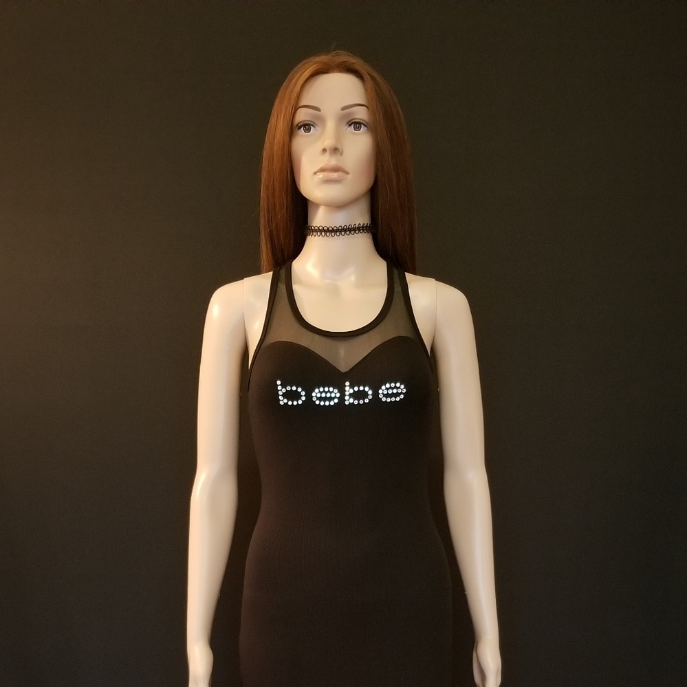 SOLD - bebe maxi dress